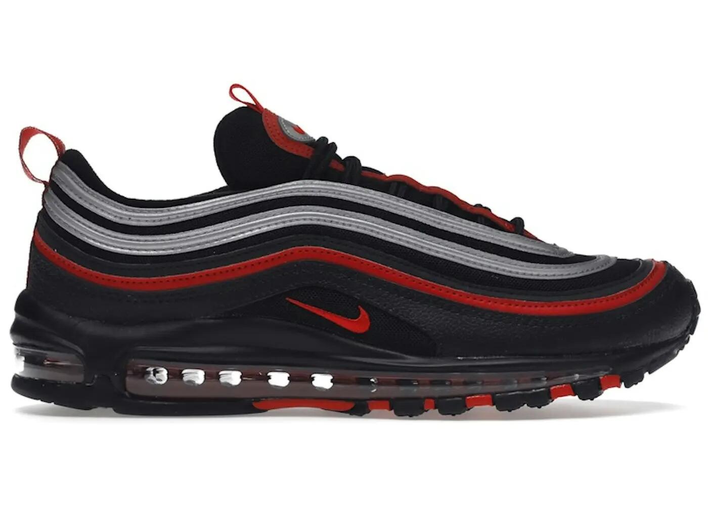 Nike Air Max 97 Black Red Silver 2/2