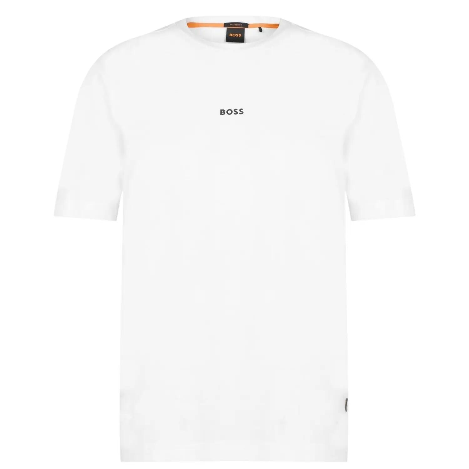 Maglietta Oversize Logo Uomo Boss Tchup Bianco 2/4
