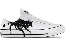 Chaussures - marche - homme - basses imprimées - Chuck 70 Ox - blanc/noir 2/2