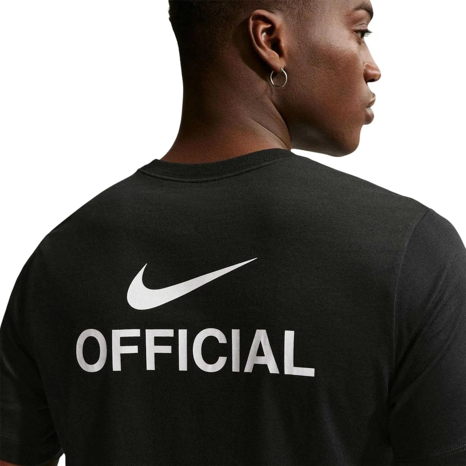 Maglietta Swoosh Uomo Nike Sportswear Nero 3/4