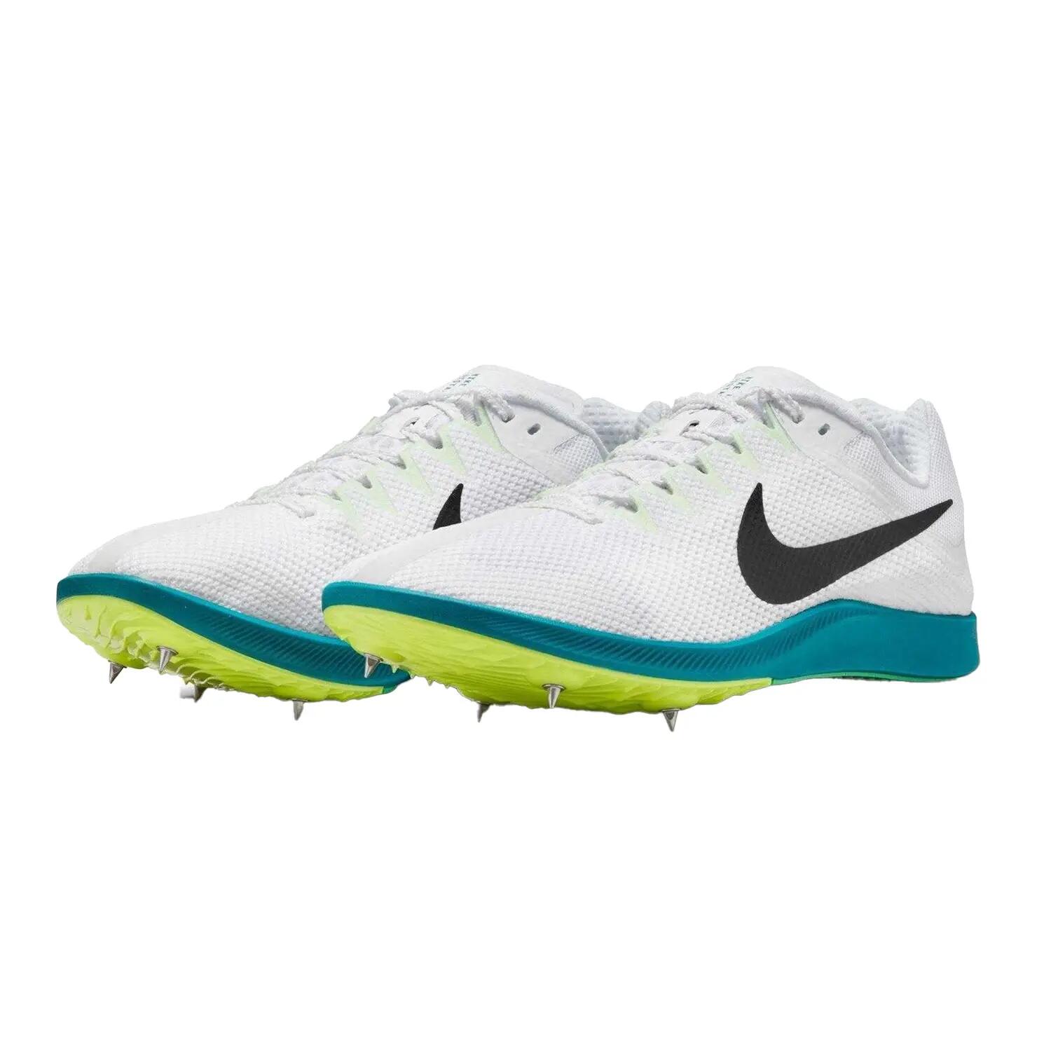 Mens Zoom Rival Distance Athletic Shoe Spikes (White) 5/5