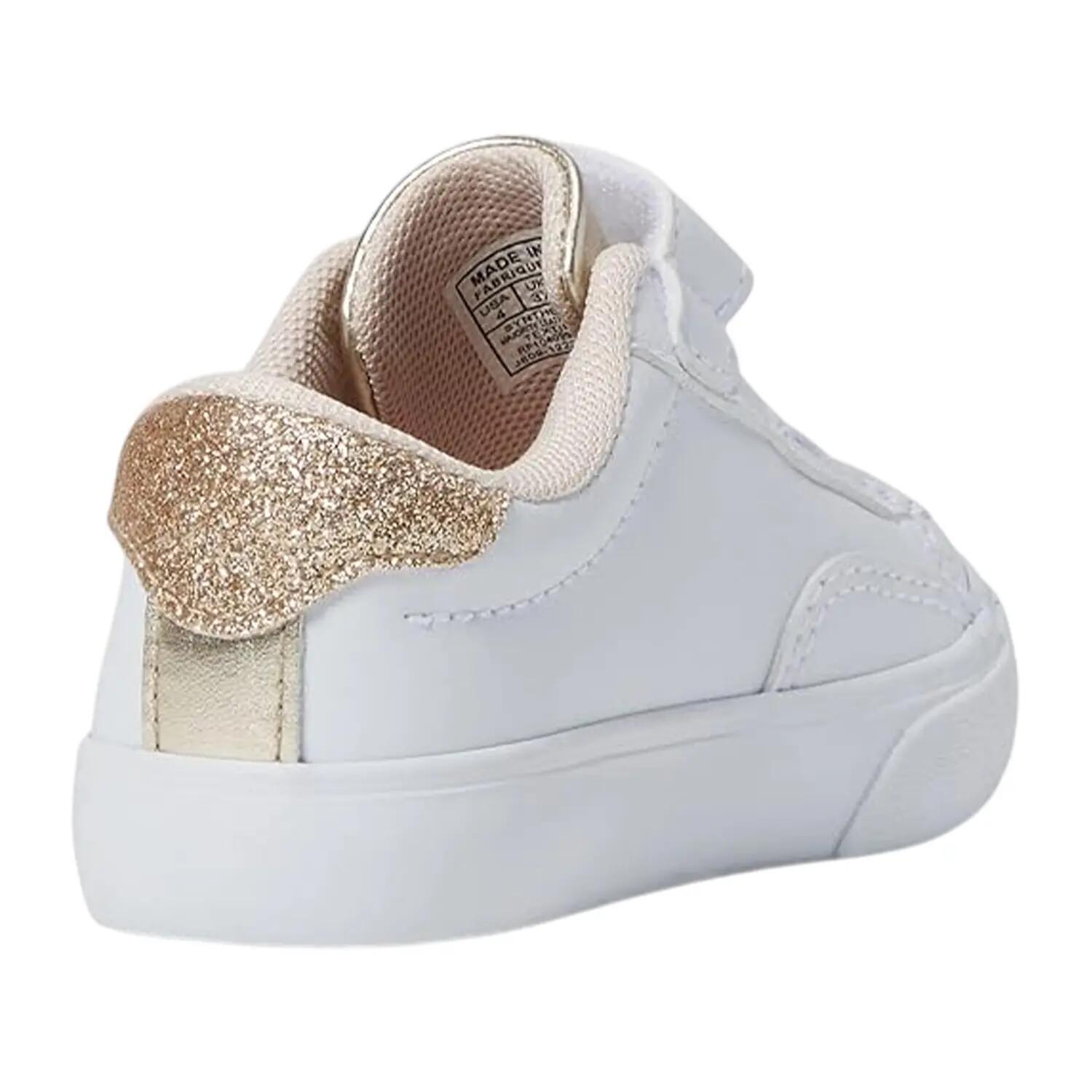 "Sutton" Sneaker für , Leder Kinder Weiß/Gold 2/4
