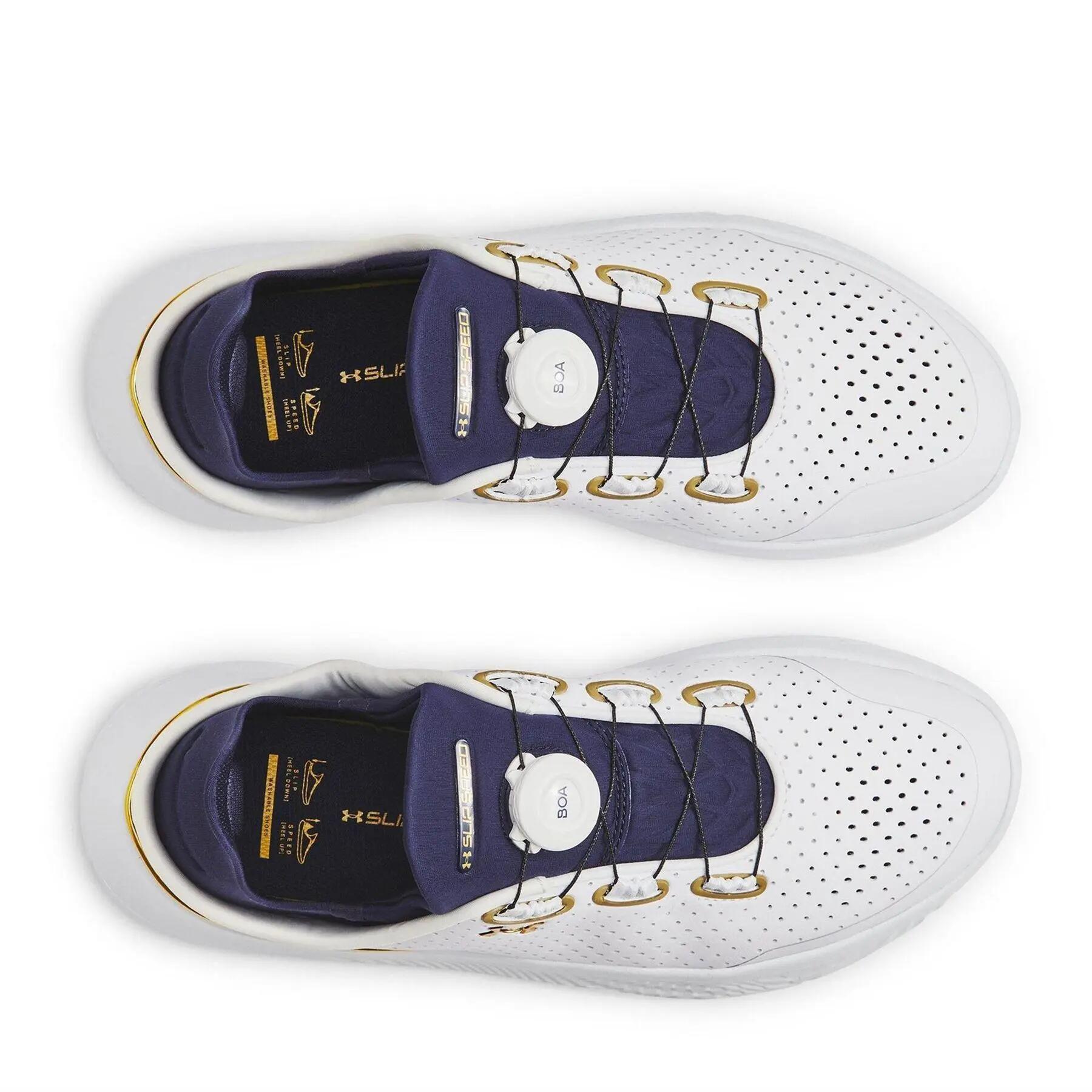 Baskets SLIPSPEED Homme (Blanc / Jaune Or) 4/6