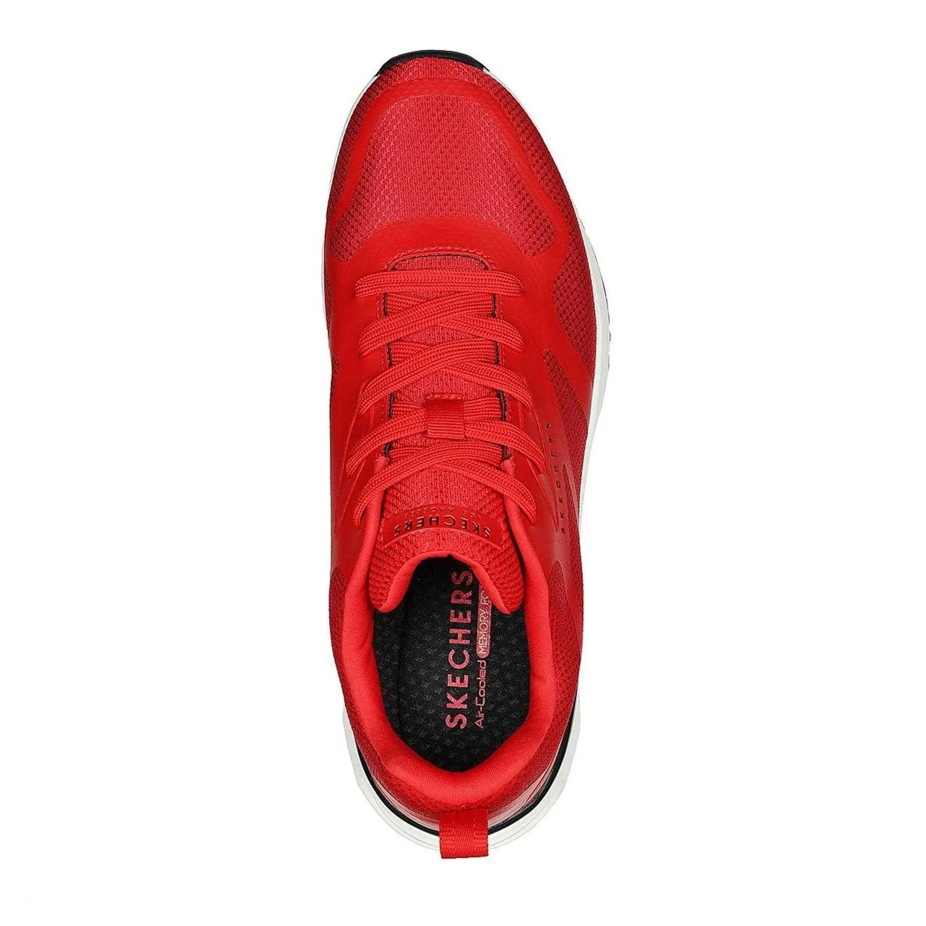 Herensportschoenen met overlay (Rood) 3/6