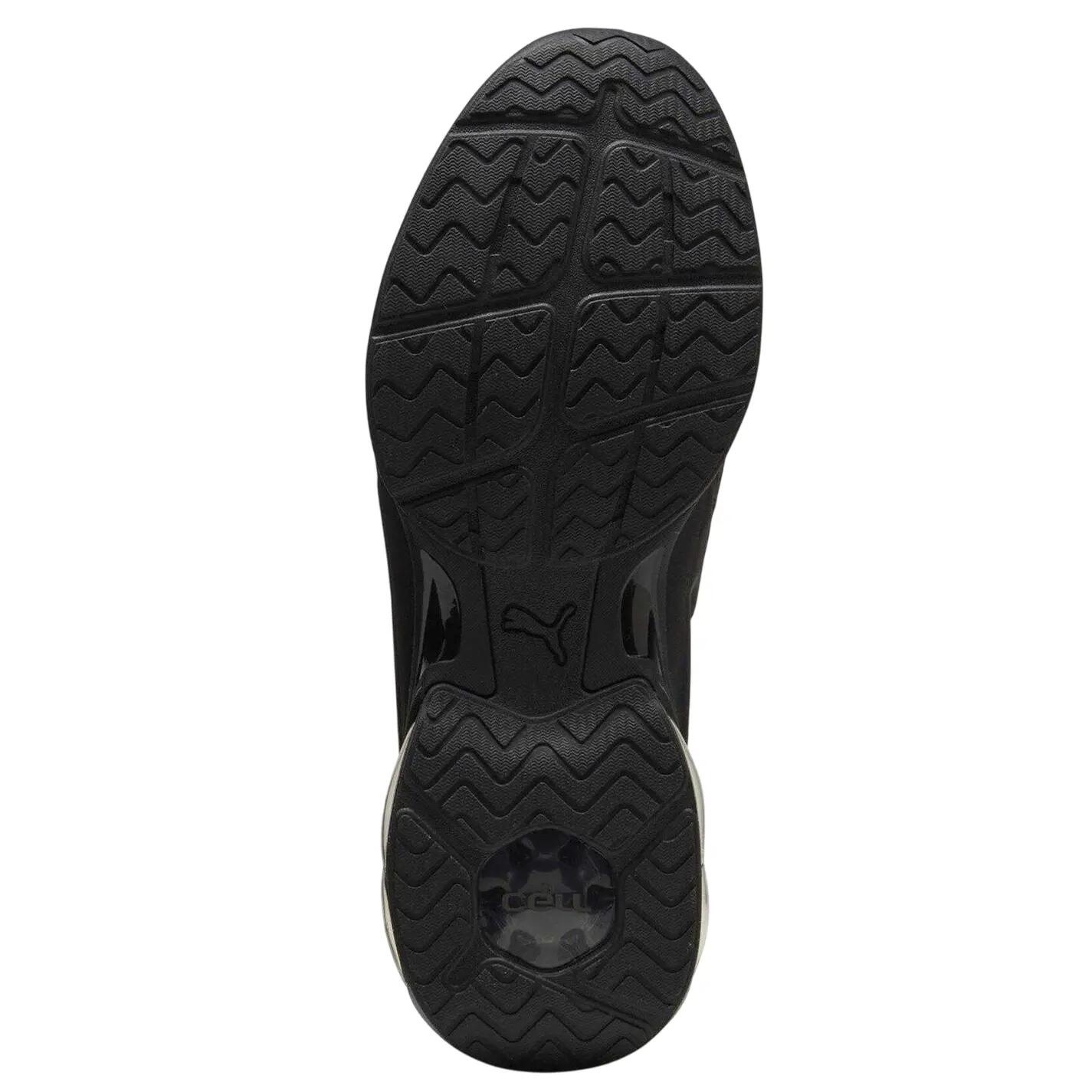 "Meza" Logo Sneaker für Herren Dreifaches Schwarz 3/4