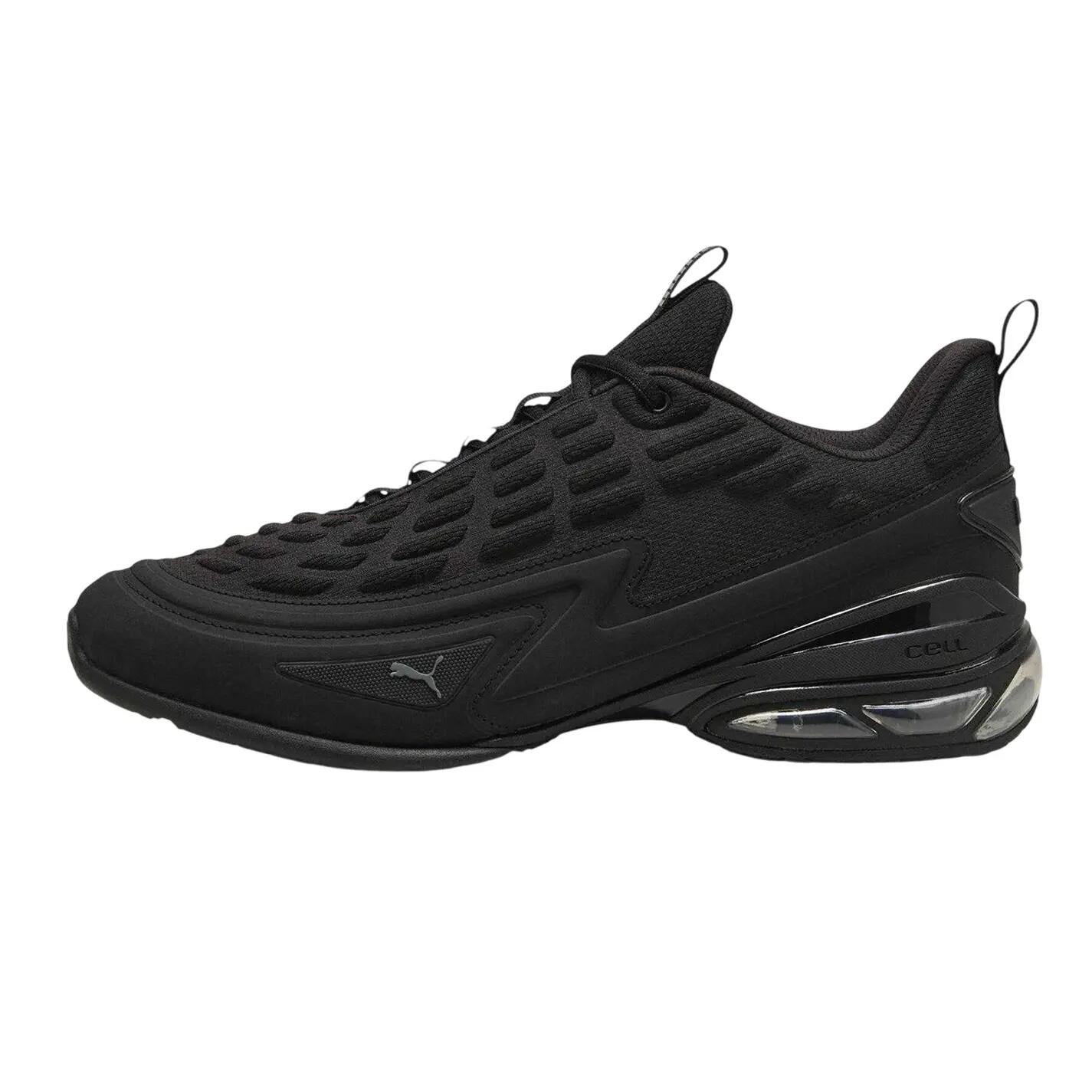 "Meza" Logo Sneaker für Herren Dreifaches Schwarz 2/4