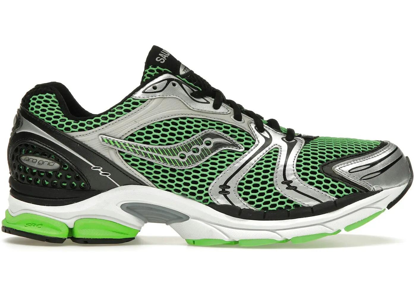 Herren - Walking-Schuhe - gedämpft - Triumph 4 - Grün/Silber 2/3