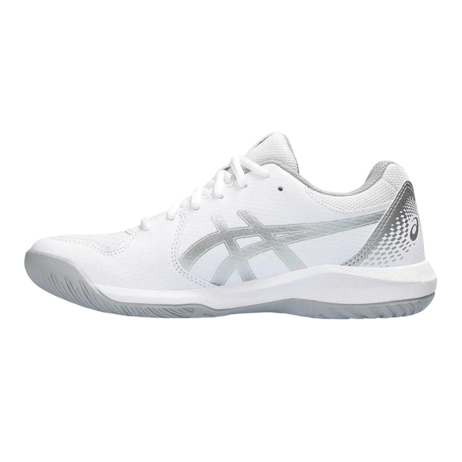 Scarpe Da TennisDonna Asics Gel Dedicate 8 Bianco Argento 2/5