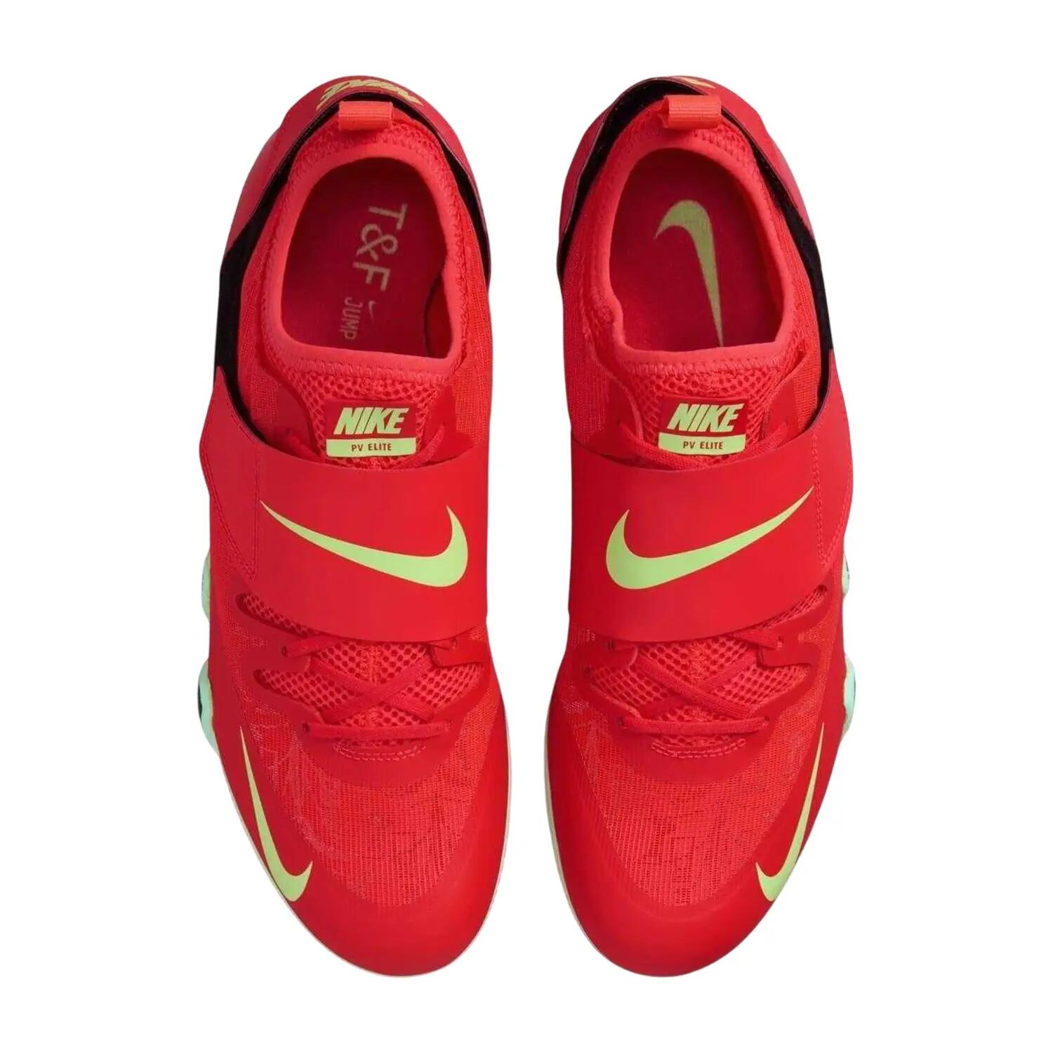 Mens Pole Vault Spike Trainer (Bright Crimson) 3/4