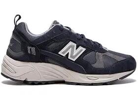 Chaussures - Marche sportive - Homme - Amorties, heritage - 878 - Navy/silver 3/3