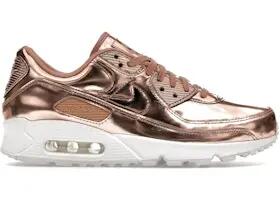 Chaussures - marche - femme - amorties - air max 90 - rose gold 3/3