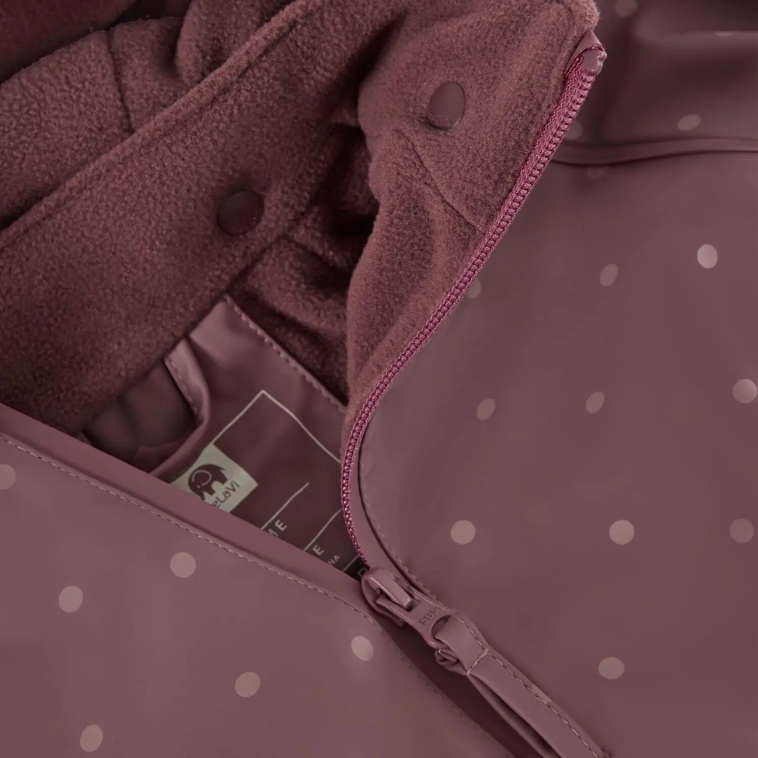 gefüttertes Regen-Set Rose Brown 4/5