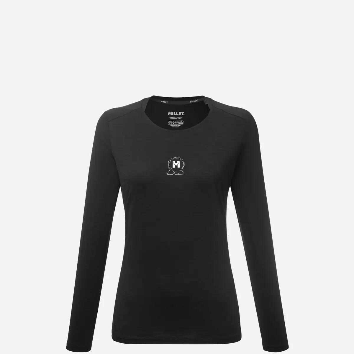 T-Shirt Randonnée - Trekking pour femme UBIC WOOL 1/4