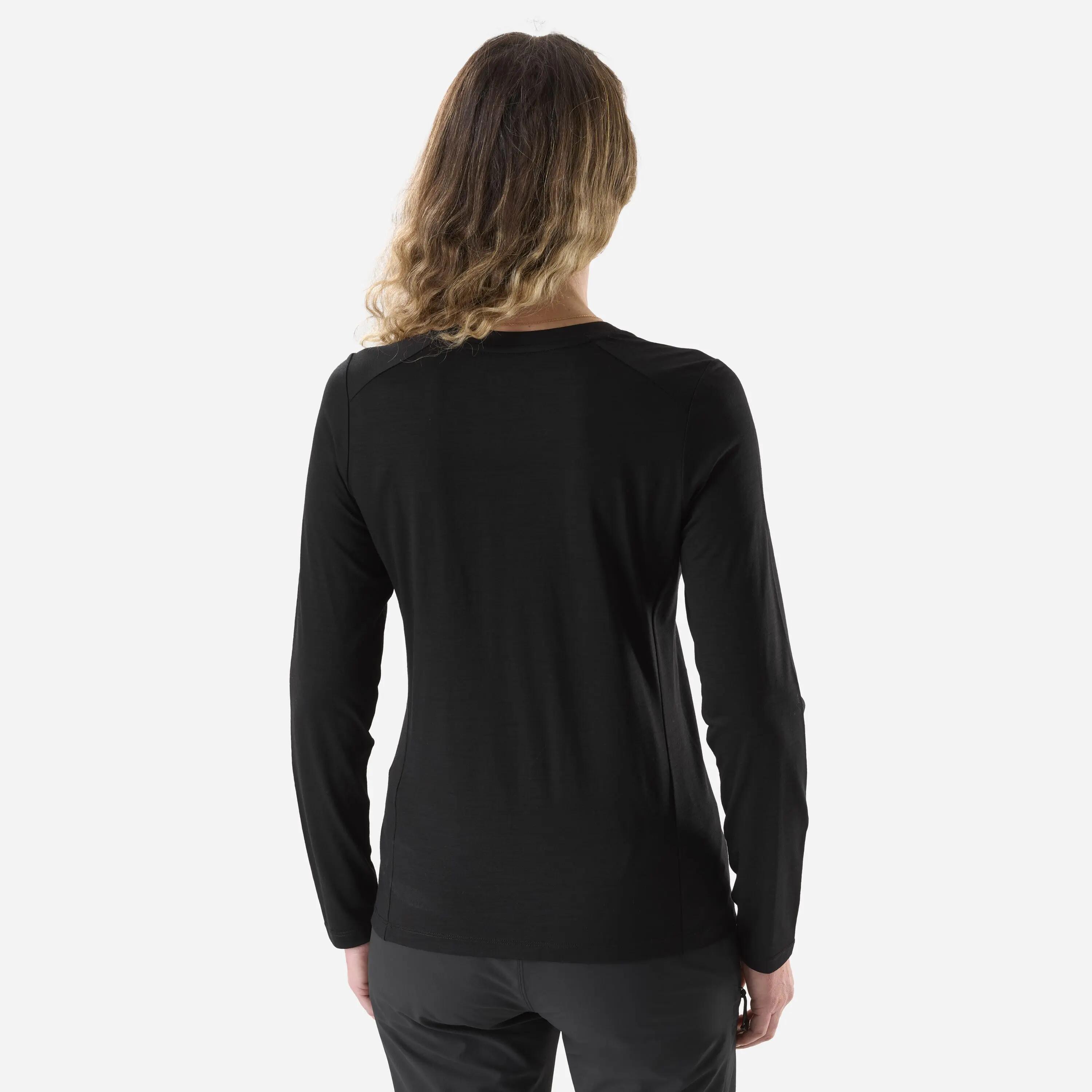 T-Shirt Randonnée - Trekking pour femme UBIC WOOL 4/4