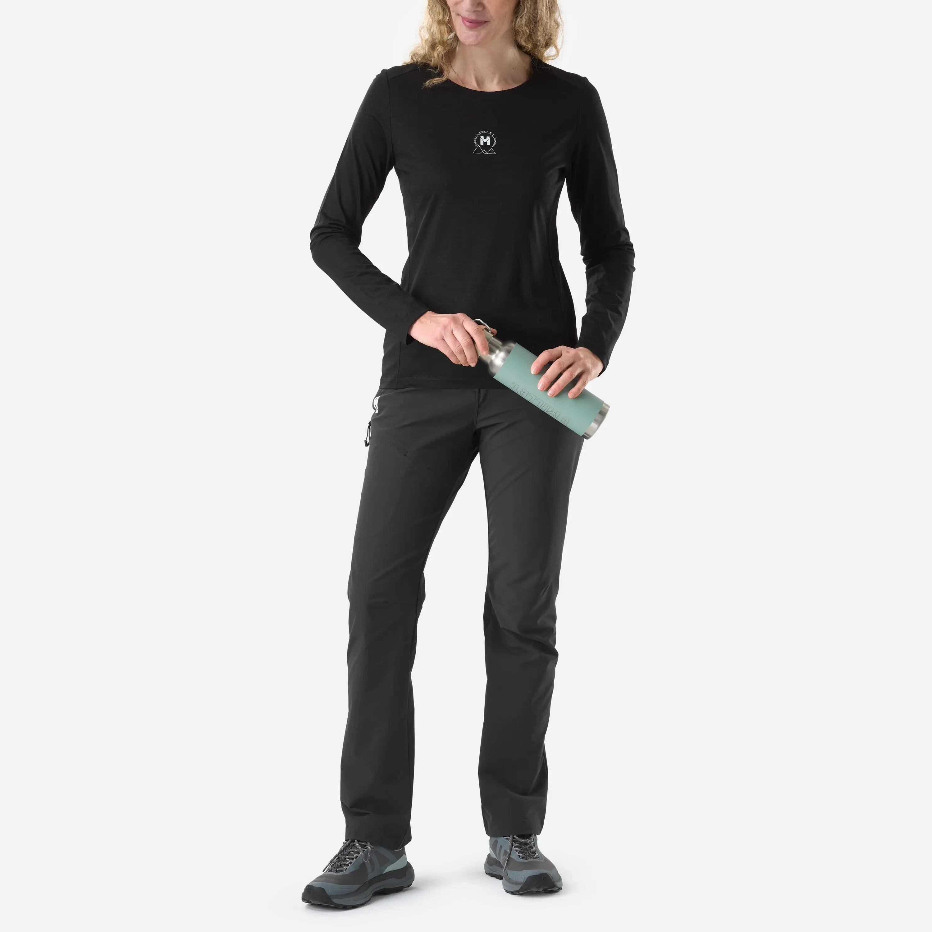 T-Shirt Randonnée - Trekking pour femme UBIC WOOL 2/4