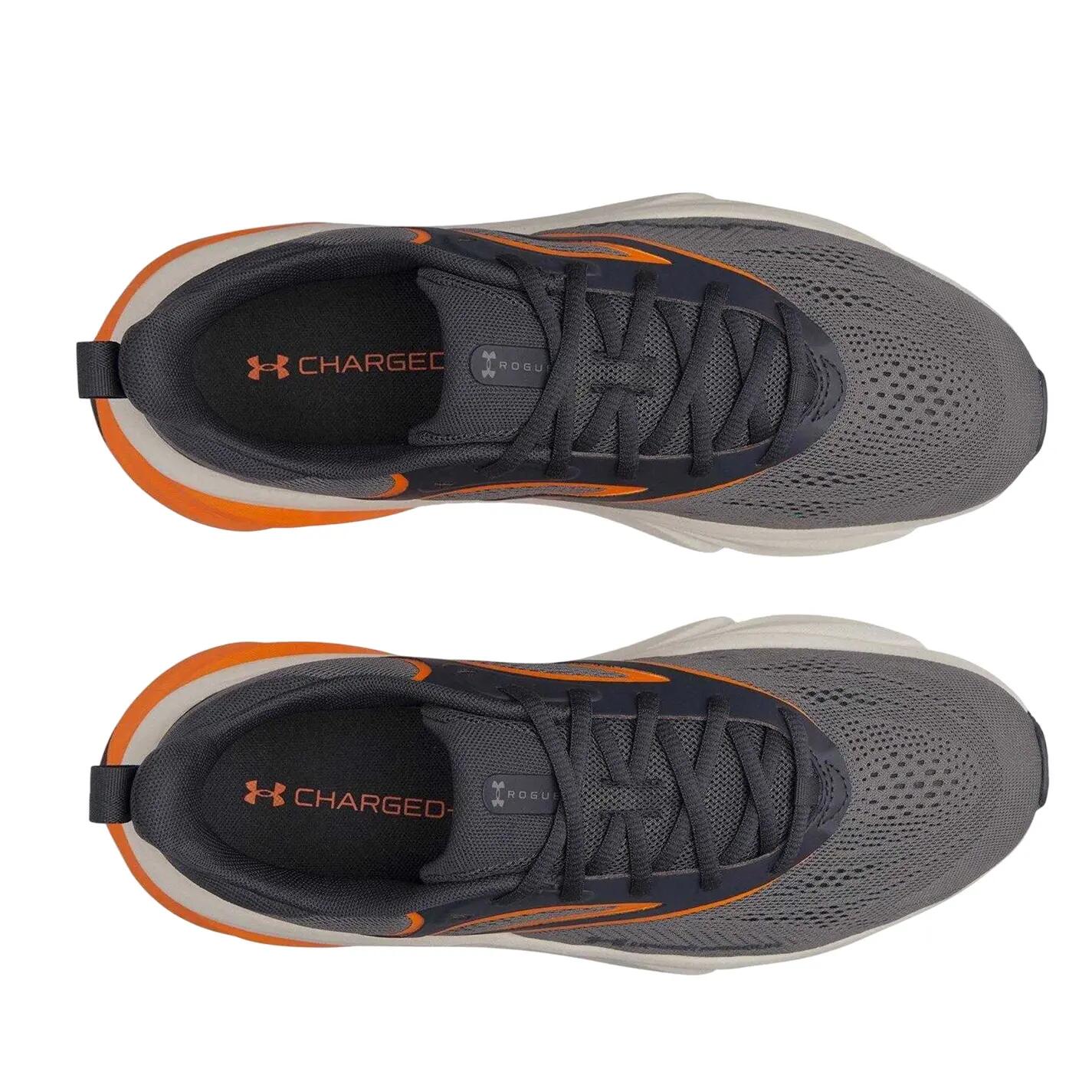 Baskets ROGUE Homme (Gris / Orange / Anthracite) 3/5