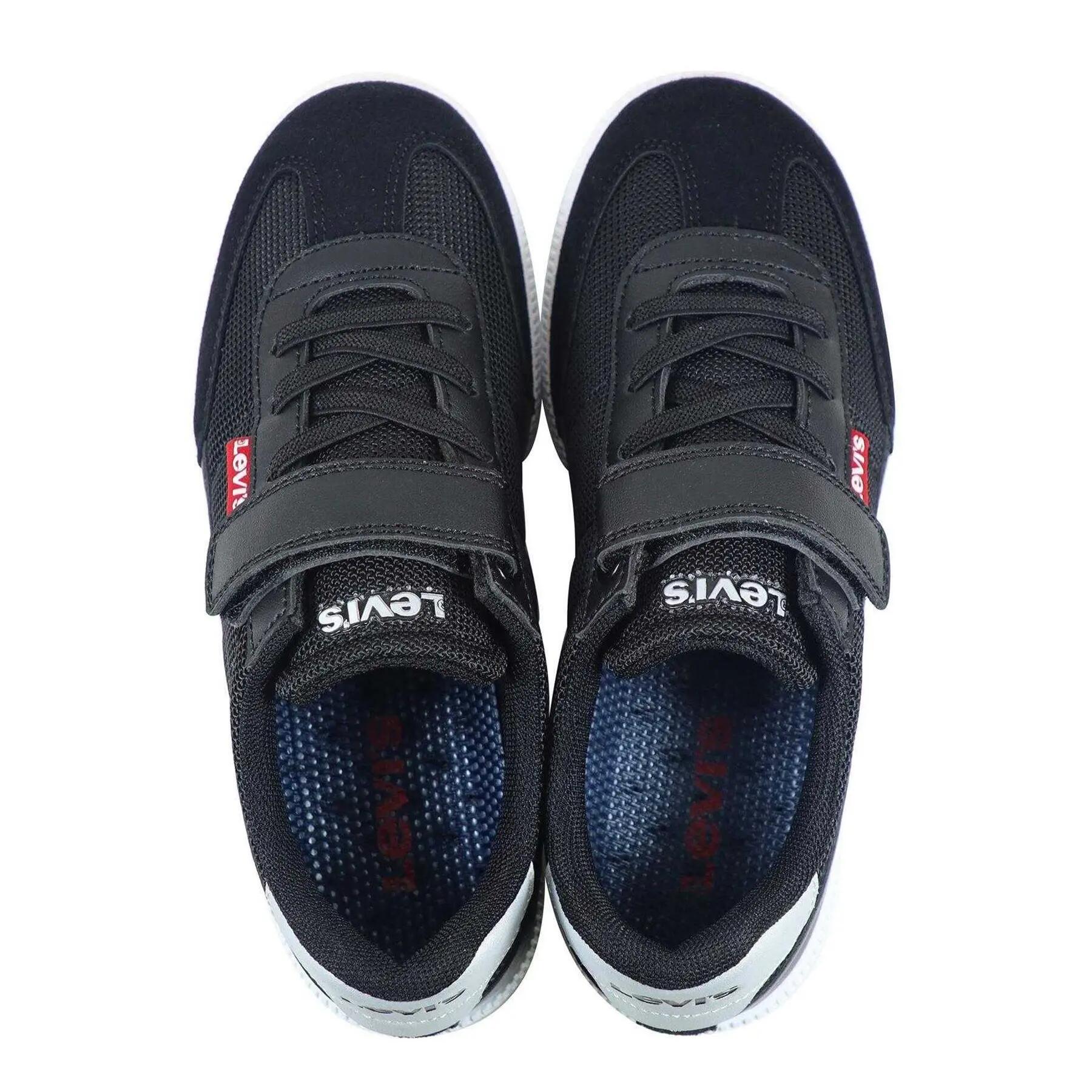 "Jackson" Sneaker für Kinder Schwarz/Silber 4/5