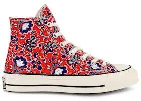 Converse Chuck Taylor All Star 70 Hi Paisley - Habanero Red 3/3