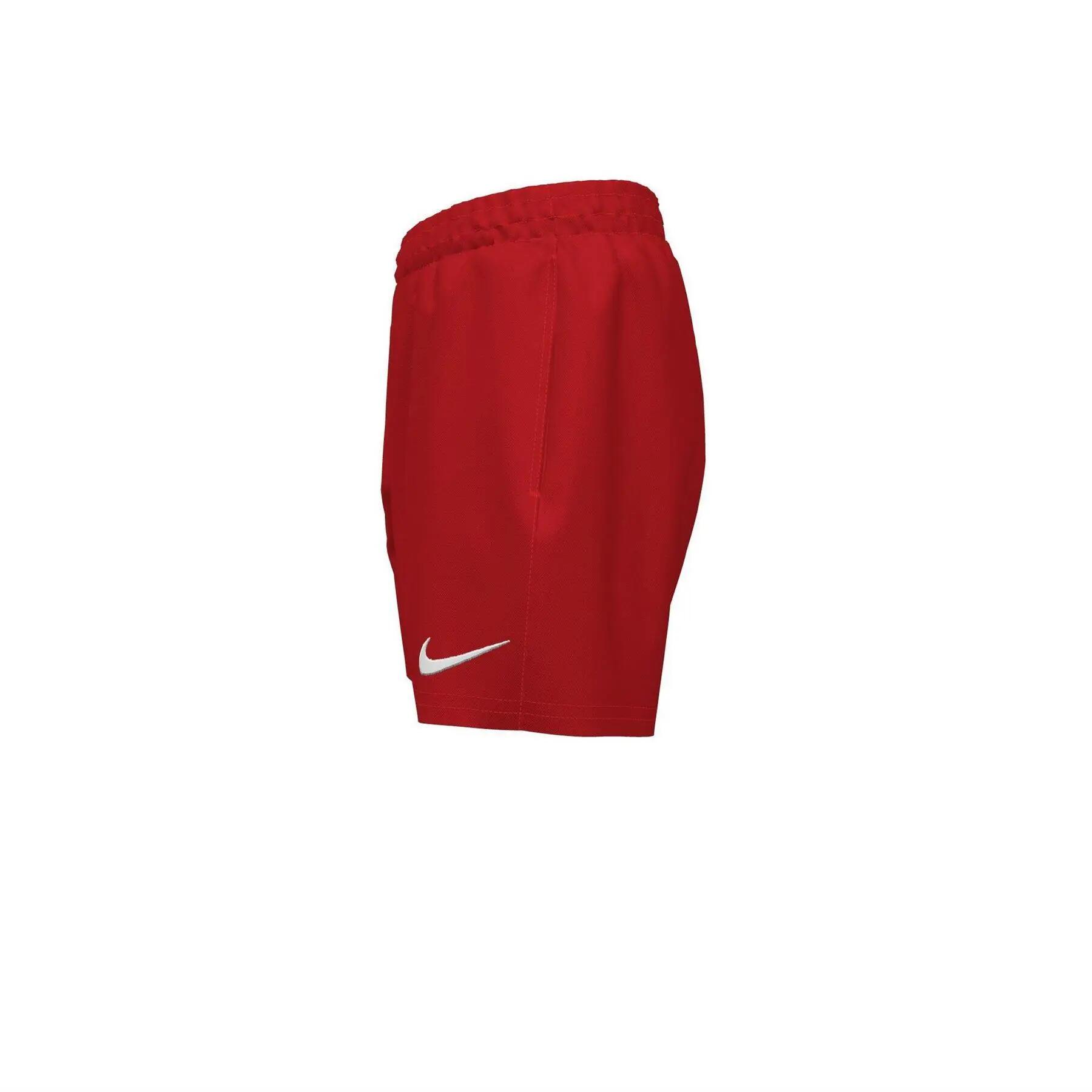 Badeshorts für Jungen Universitäts-Rot 3/3