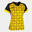 T-shirt manga curta Mulher Joma Supernova iii preto amarelo