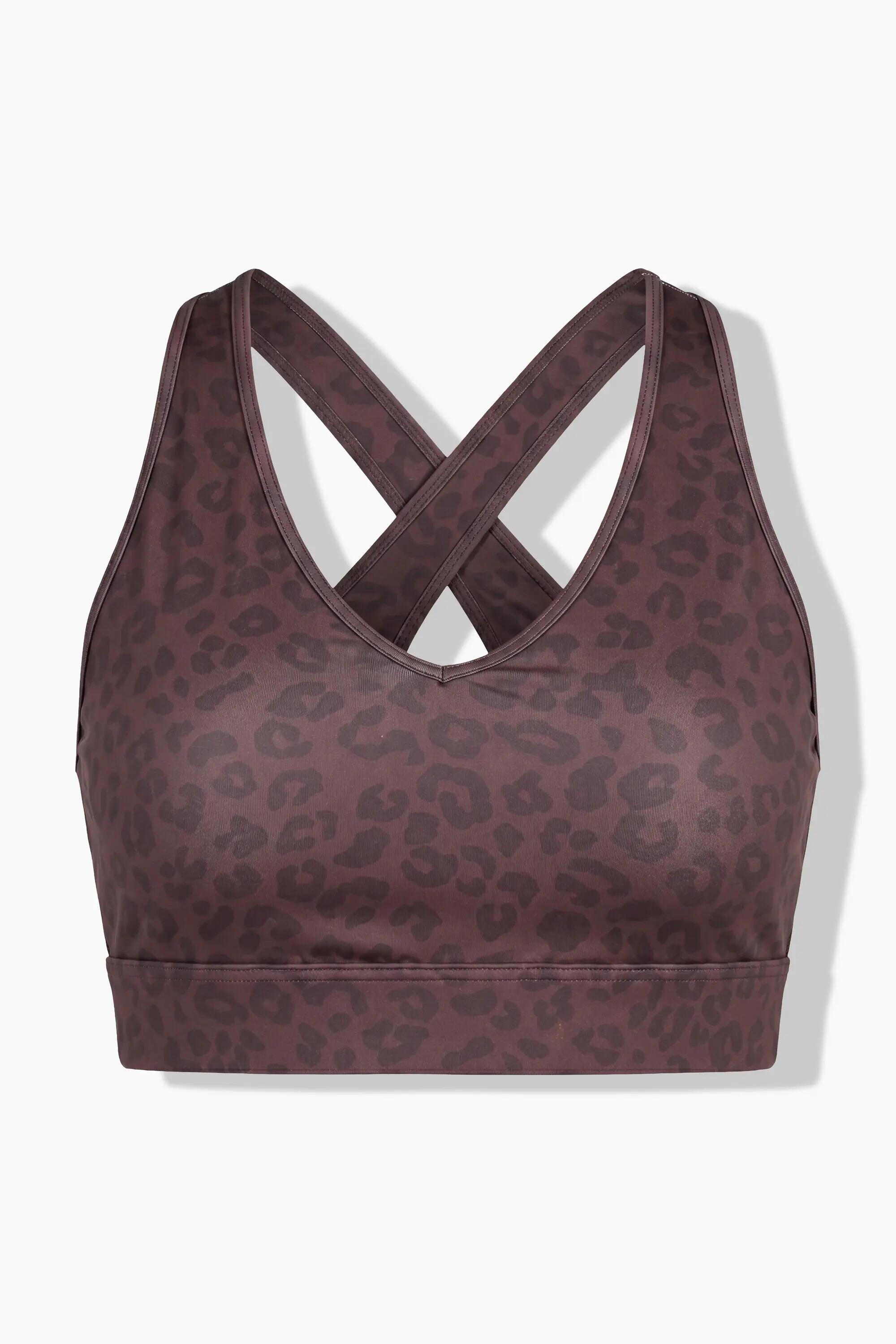 Damen Sport-Bustier Color-Leo Mesh-Futter 7/7