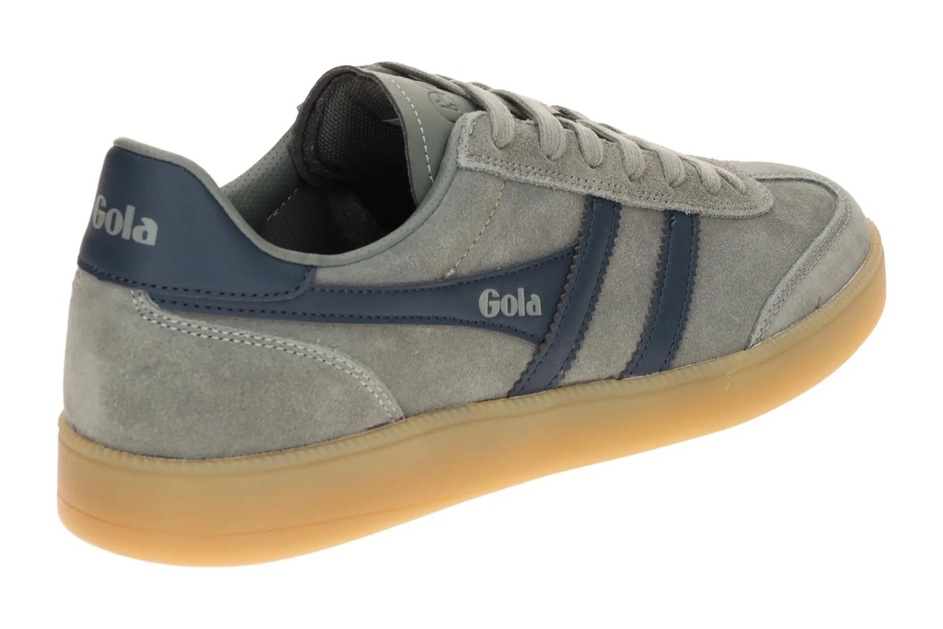 Gola Viper Schuhe Sneakers grau blau Herren Velour CMB735 4/7
