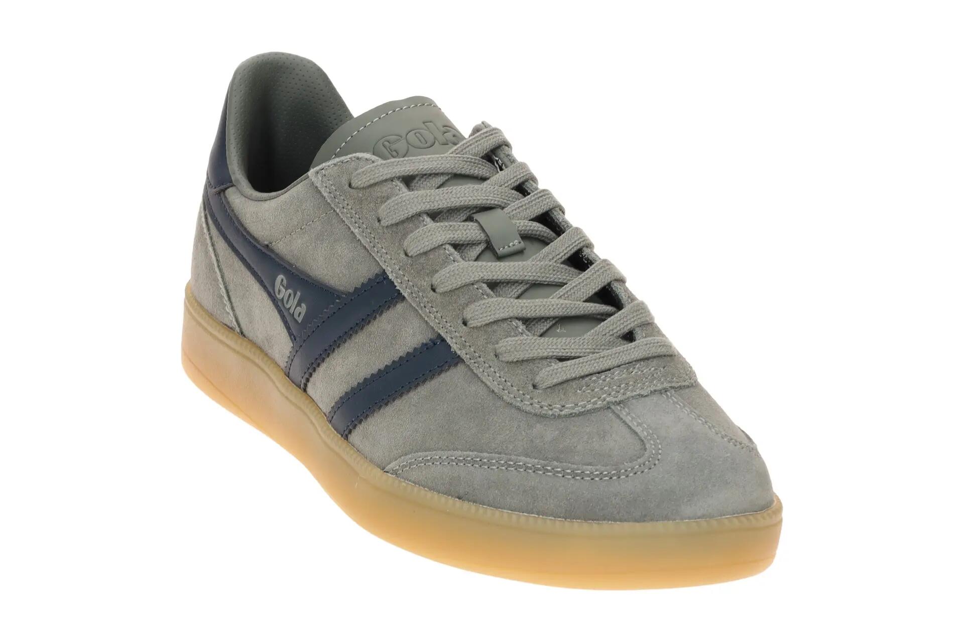 Gola Viper Schuhe Sneakers grau blau Herren Velour CMB735 3/7