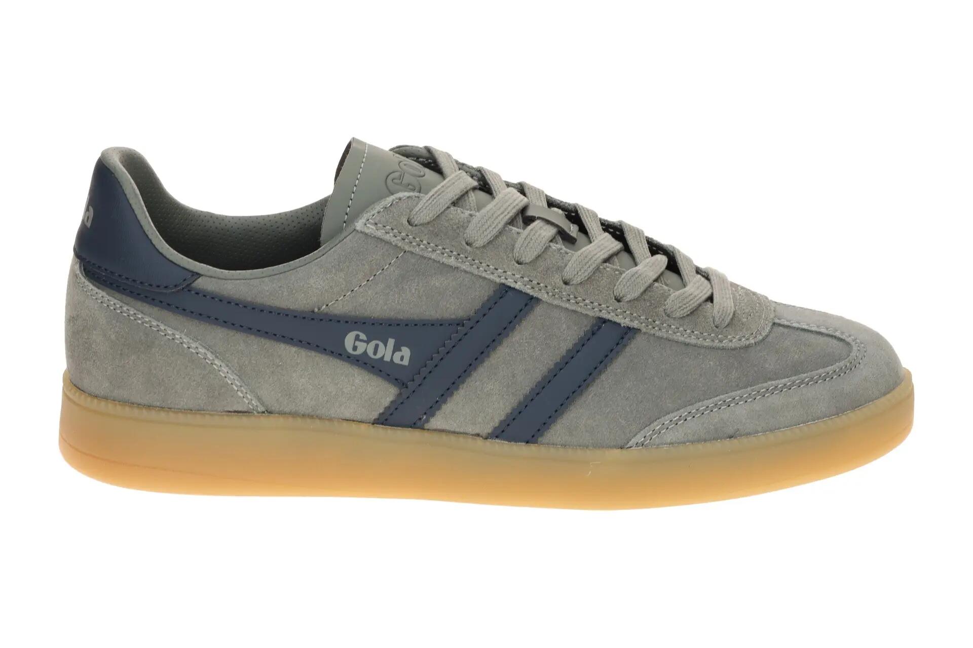 Gola Viper Schuhe Sneakers grau blau Herren Velour CMB735 2/7