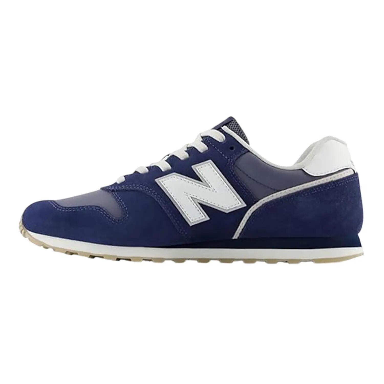 Mens 373 Suede Trainers (Navy) 2/3