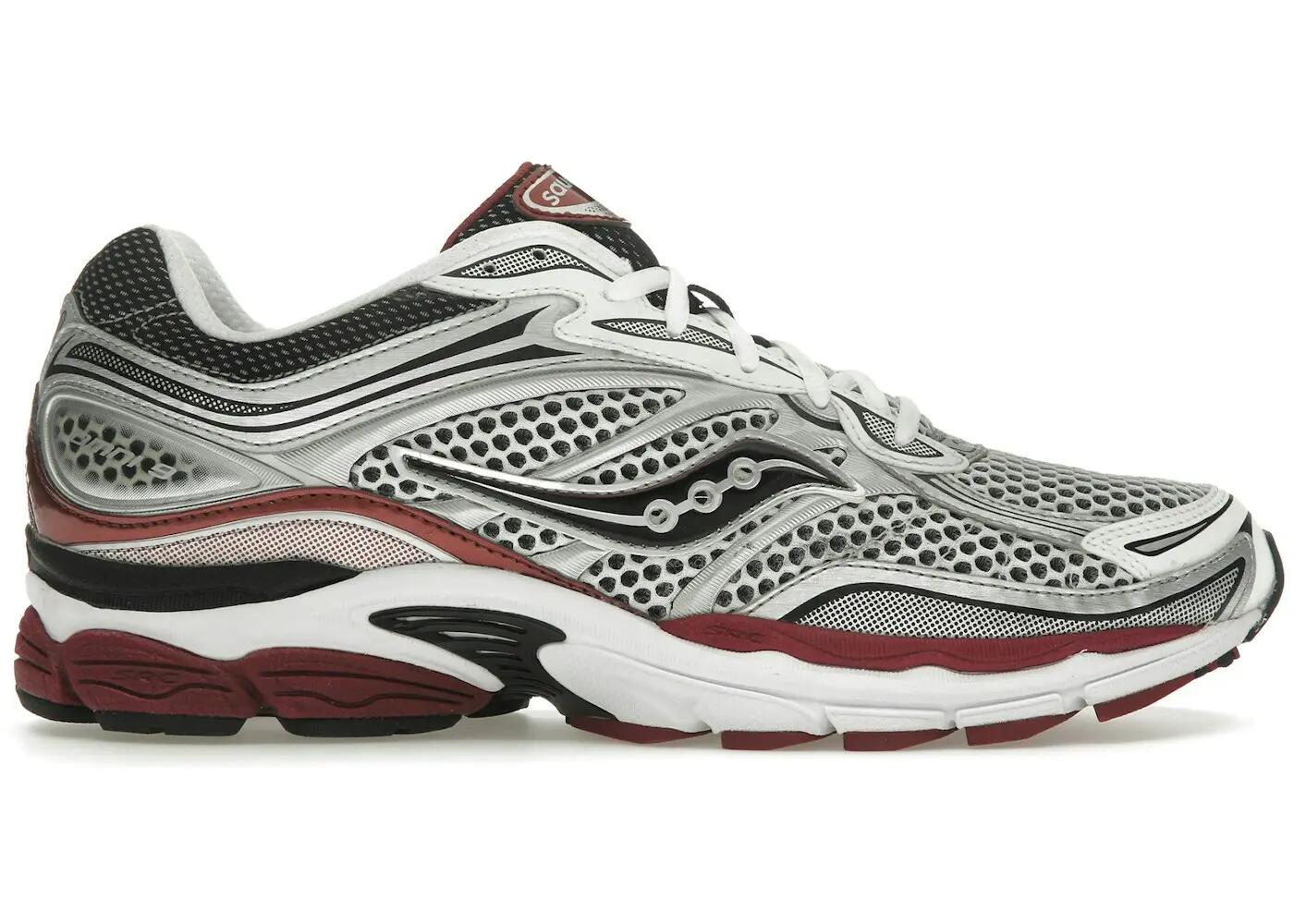 Saucony ProGrid Omni 9 OG White Silver Red 2/3