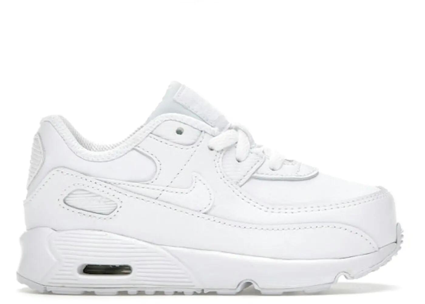 Chaussures - sport - Kids - cuir, Air Max - Nike Air Max 90 - blanc 2/3