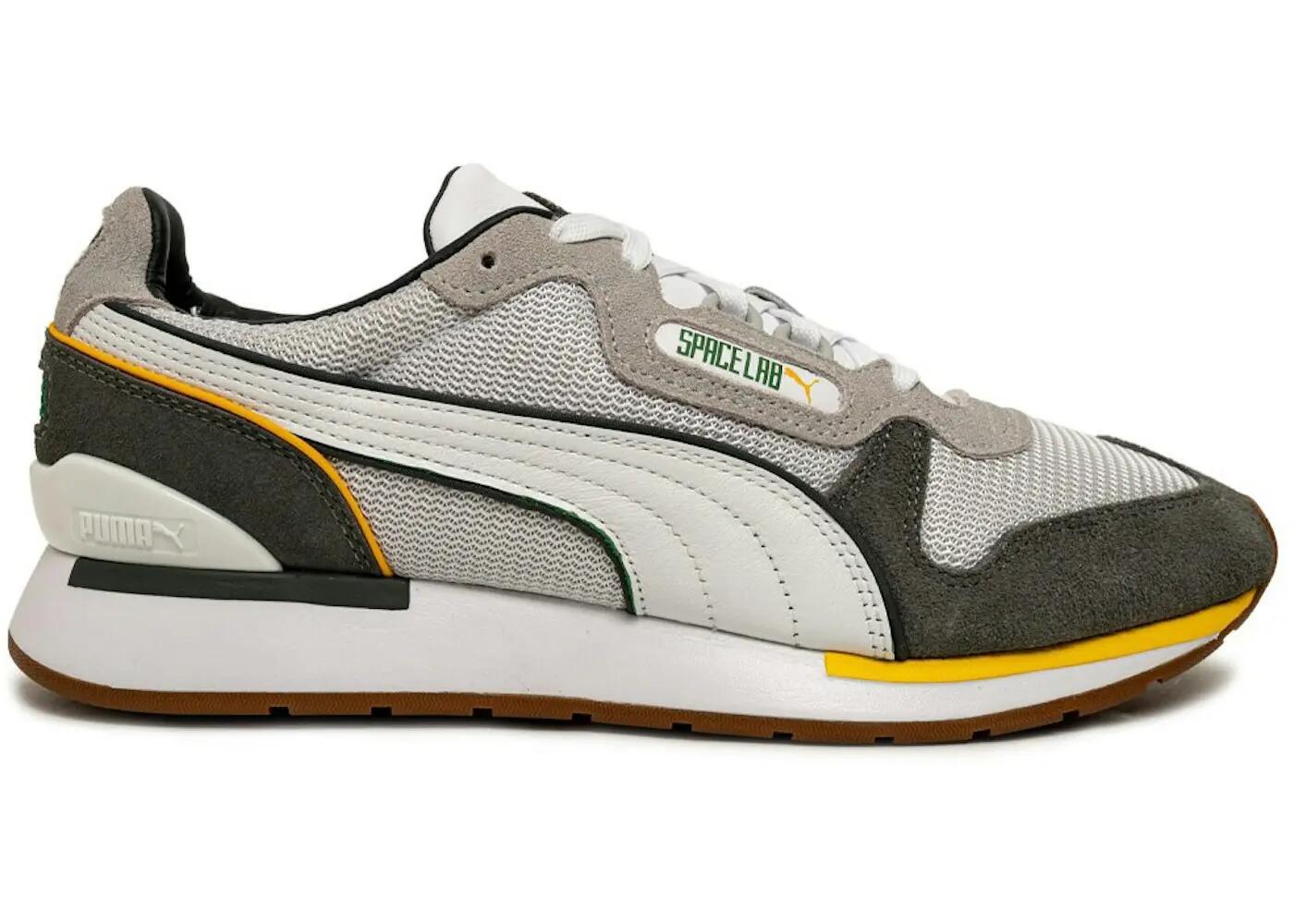 Chaussures - marche - homme - space lab legends - blanc/vert 2/3
