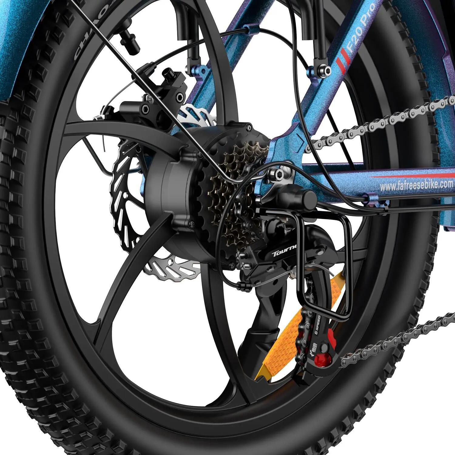 Fafrees F20 Pro Opvouwbare Elektrische Fiets 250W 36V 20Ah Actieradius 100km 20" 6/7