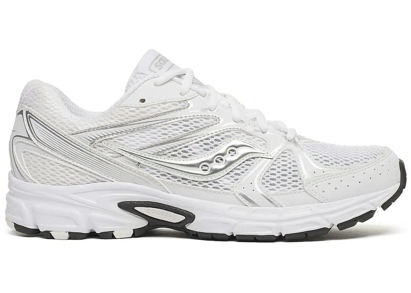 Chaussures - marche - grid ride millennium - blanc/argent/noir 2/3