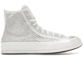 scarpe - walking - uomo - glitter - Chuck 70 Hi Swarovski - bianco 3/3