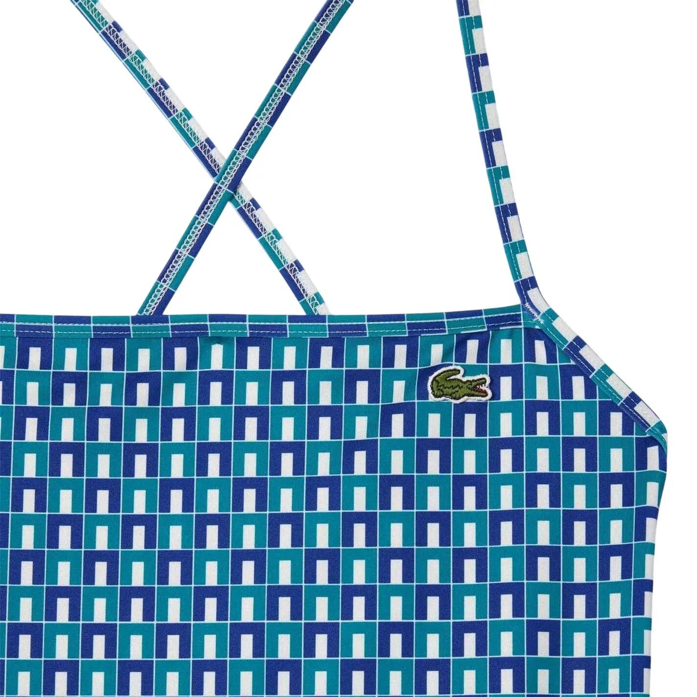 Badeanzug für , Recyceltes Polyester Damen Blau 3/3
