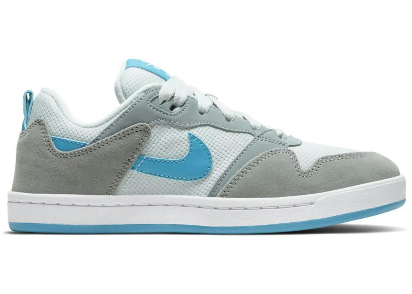 Nike Alleyoop SB Kids skate shoes - grey/blue 2/2