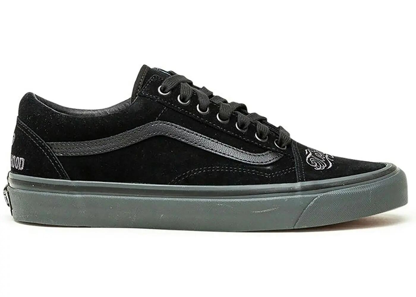 Chaussures - marche - collab suède - old skool 36 - noir 2/2