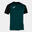 Camiseta manga corta rugby Hombre Joma Teamwork verde negro