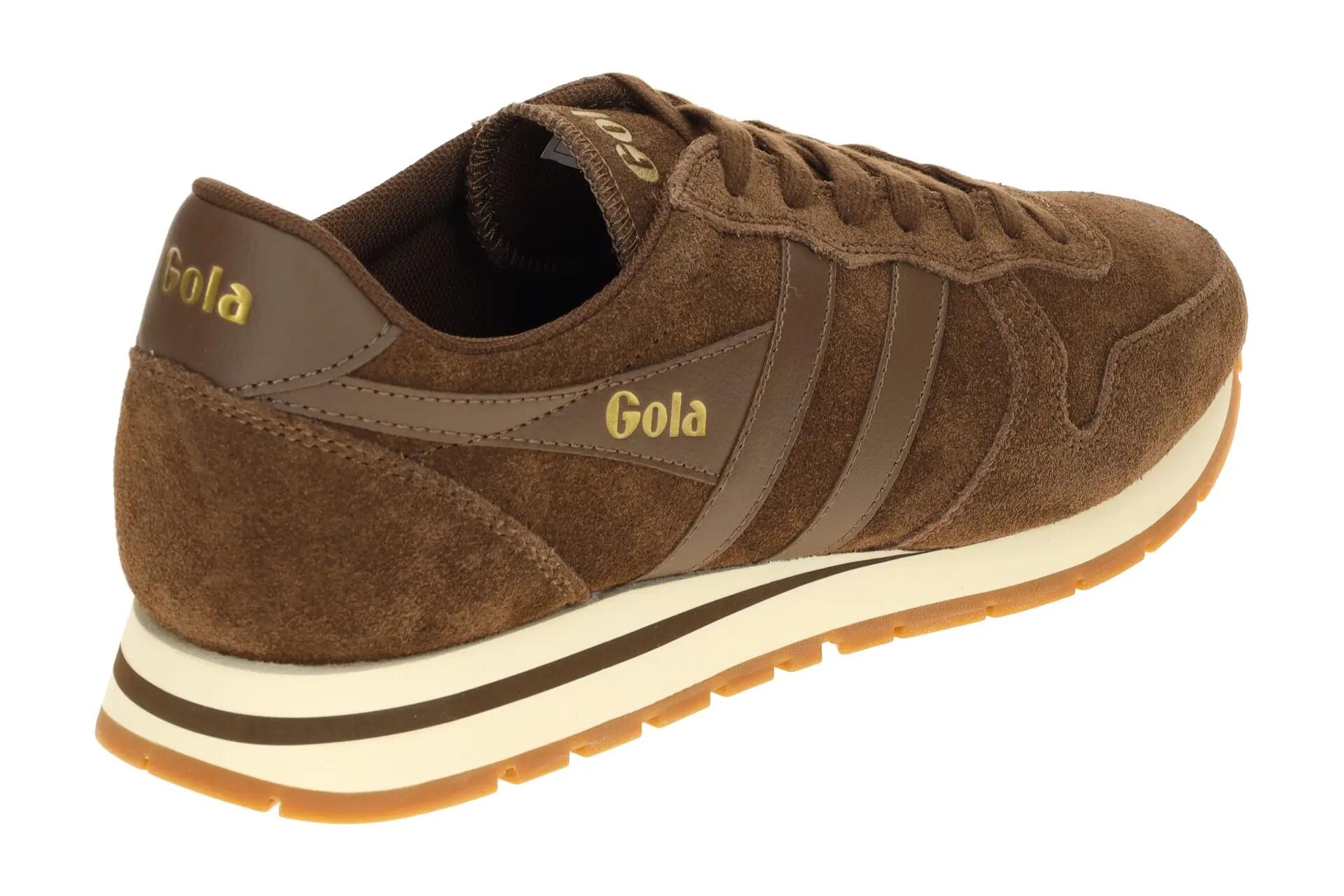 Gola Daytona Schuhe Sneakers braun Herren Velour CMB910DT 4/7