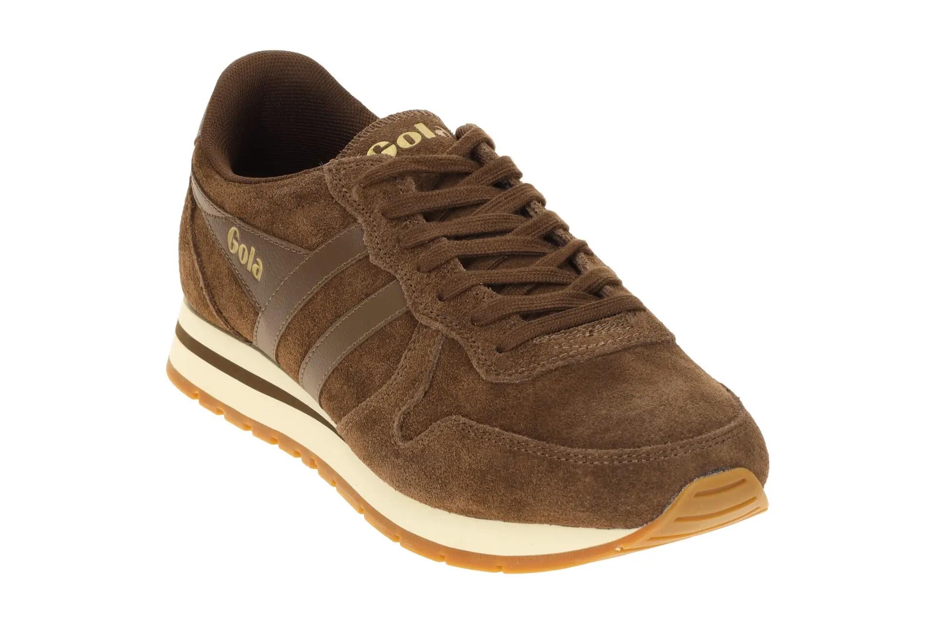 Gola Daytona Schuhe Sneakers braun Herren Velour CMB910DT 3/7
