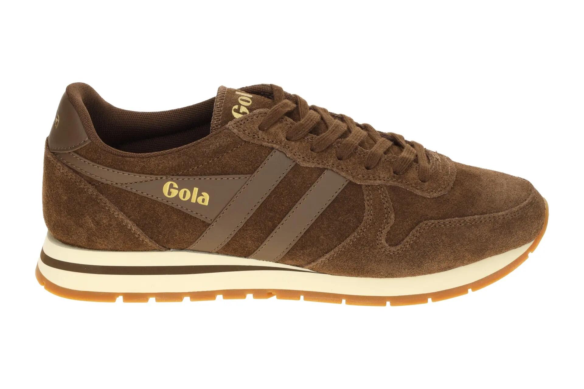 Gola Daytona Schuhe Sneakers braun Herren Velour CMB910DT 2/7