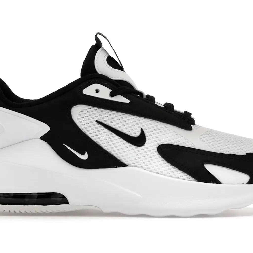 Women's sport walking shoes - Nike Air Max Bolt - White/Black