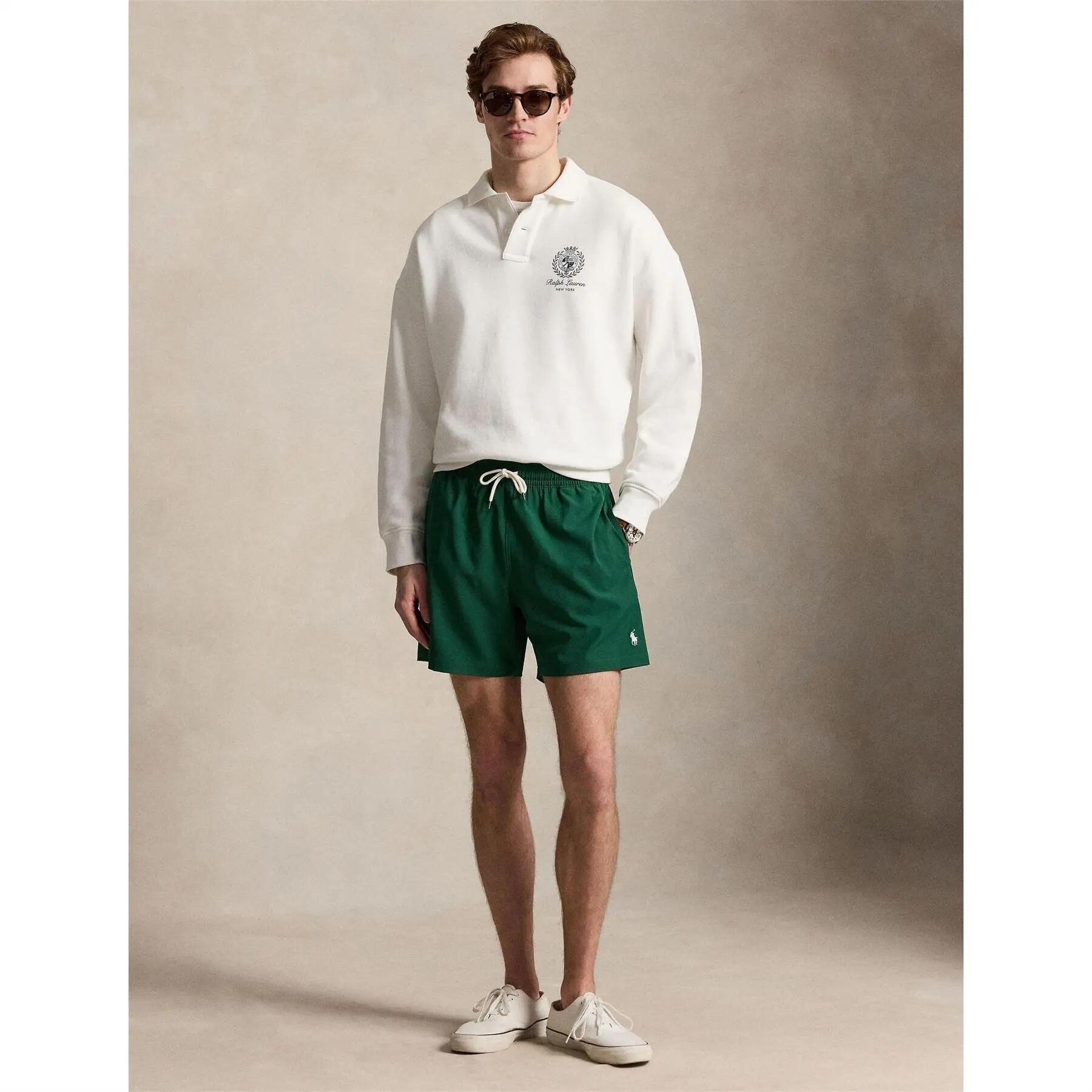 Short De Bain TRAVELLER Homme (Vert Foncé) 5/5