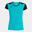 Maillot manches courtes Fille Joma Record ii turquoise noir