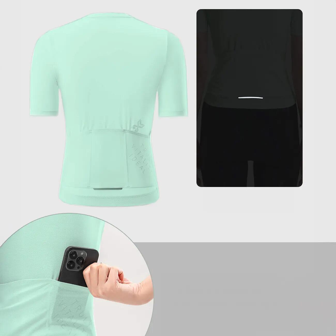 Maglia da ciclismo con cerniera 6/7