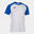 T-shirt manga curta râguebi Rapaz Joma Teamwork branco azul royal