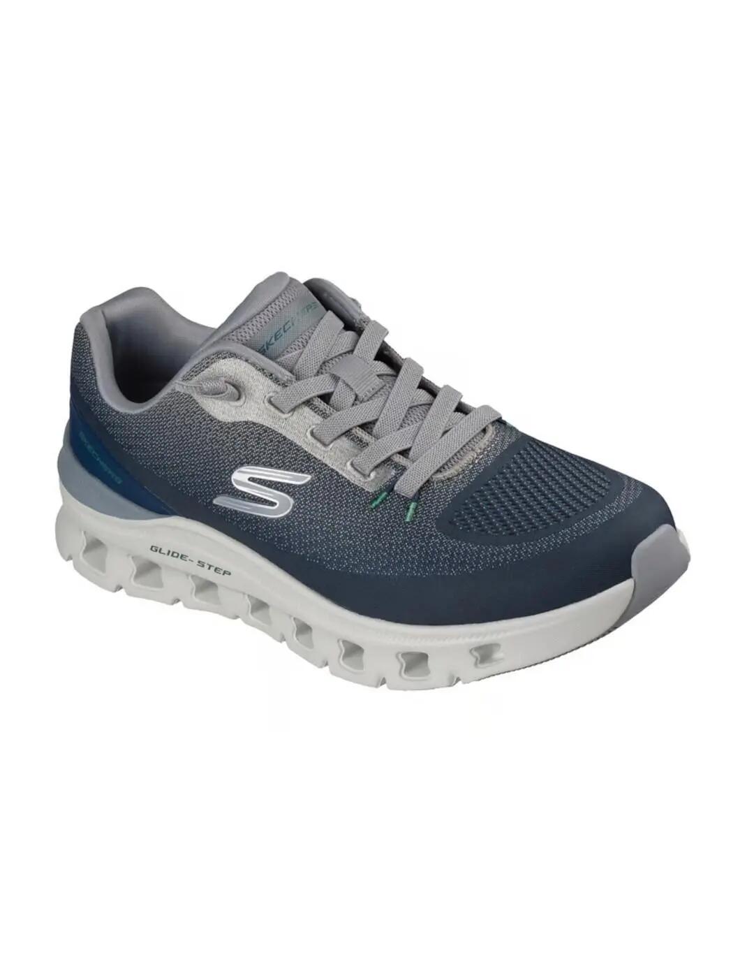 Zapatillas para Hombre Skechers Glide step Marino 3/5