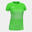 T-shirt manga curta running Menina Joma Elite vii verde fluorescente branco