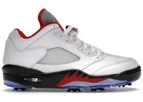 Scarpe golf uomo - Basse chiodate - Jordan 5 - Fire/Silver
